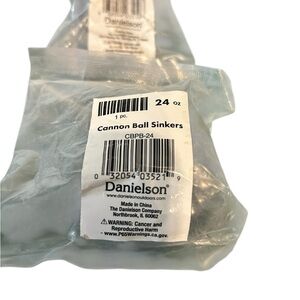 Fishing Cannon Ball Sinkers-16oz & 24oz-(Lot of 2) New old stock